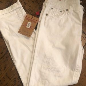 NWT! White True Religion Brianna BF Women’s Jeans